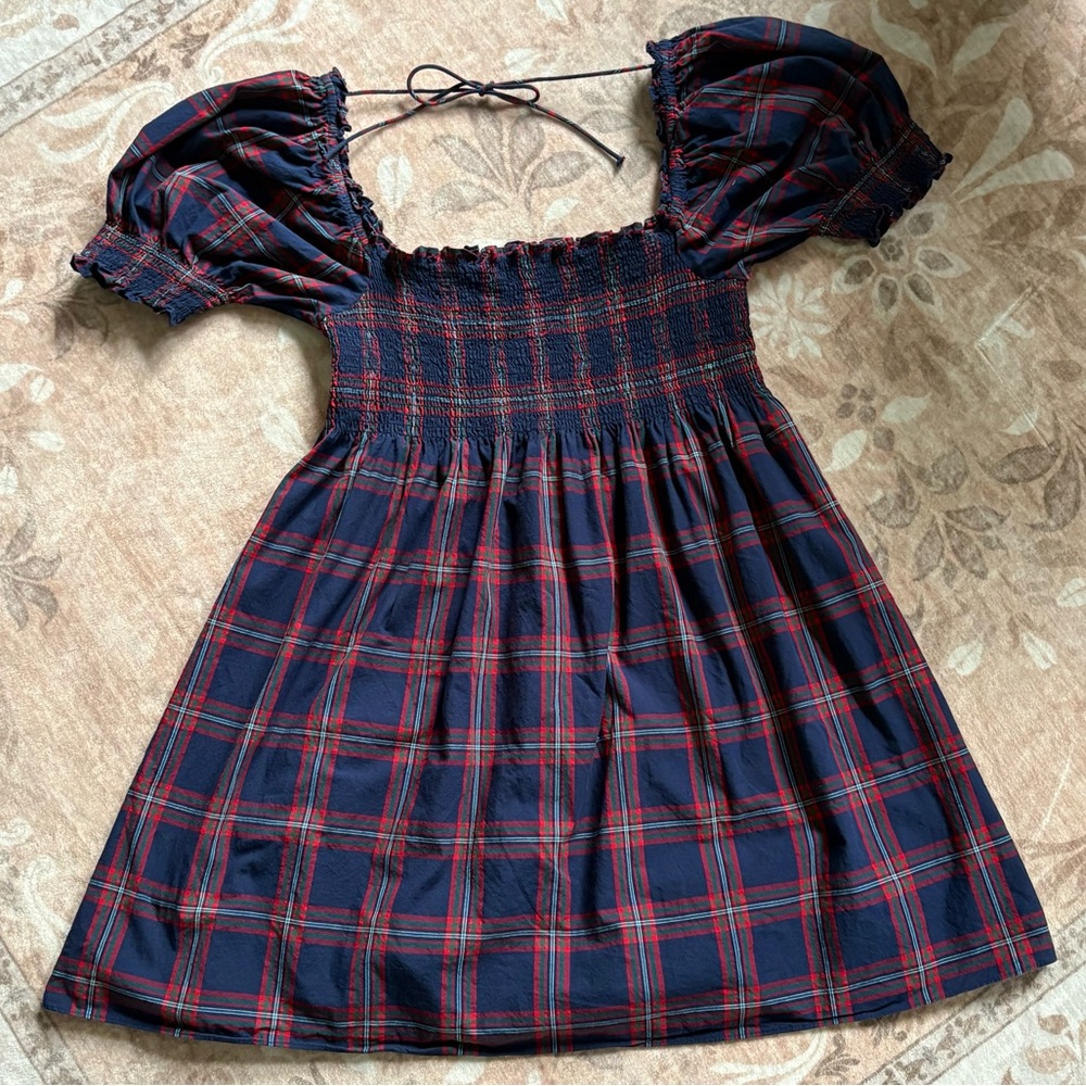 💙❣️❄️ Hill House Home Athena Mini Dress, Navy Tartan ❄️❣️💙 2021 holiday